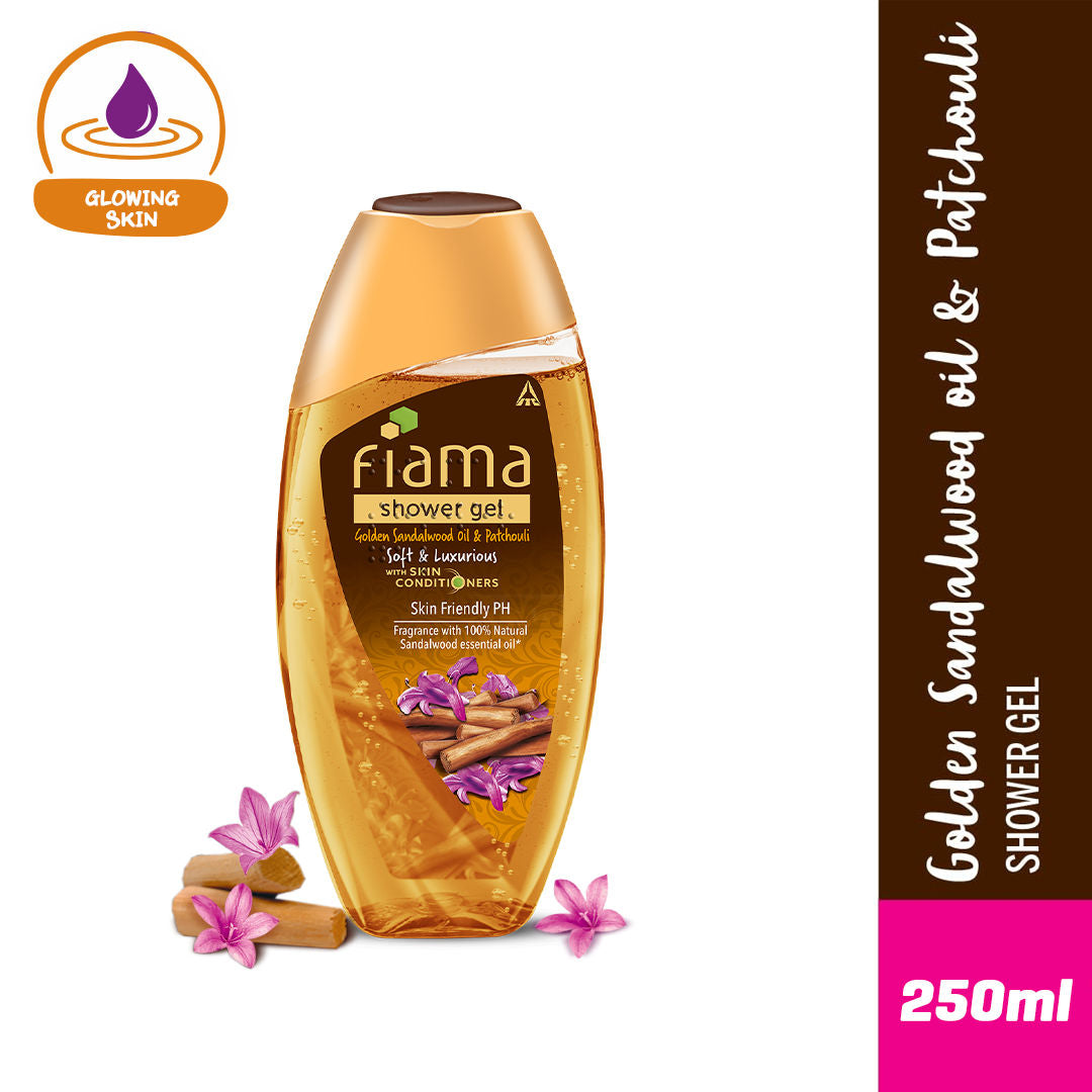 Golden Sandalwood Oil And Patchouli Shower Gel - 250ml