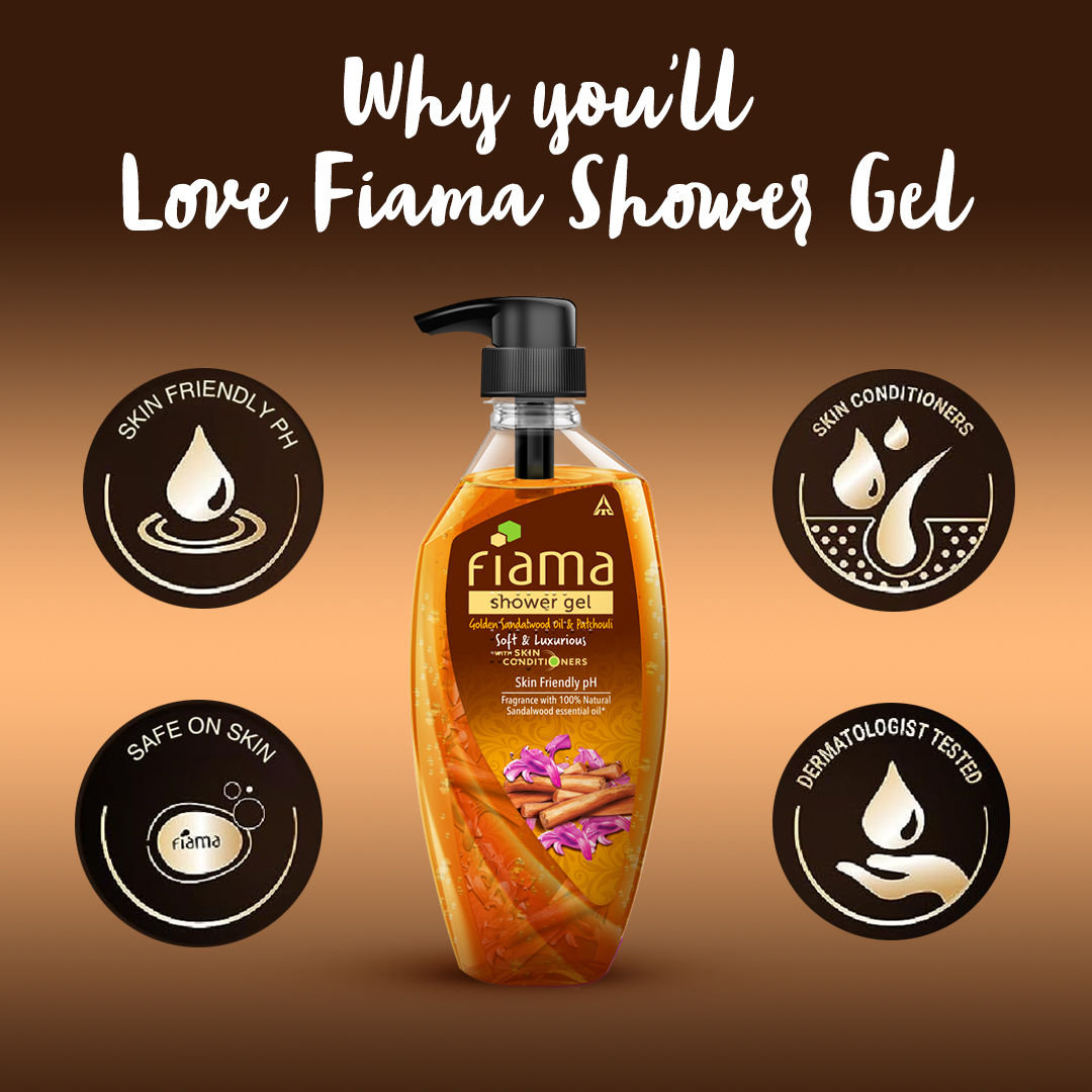 Golden Sandalwood Oil And Patchouli Shower Gel
