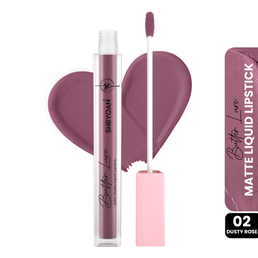 Butter Luxe Satin Matte Liquid Lipstick - Dusty Rose 02