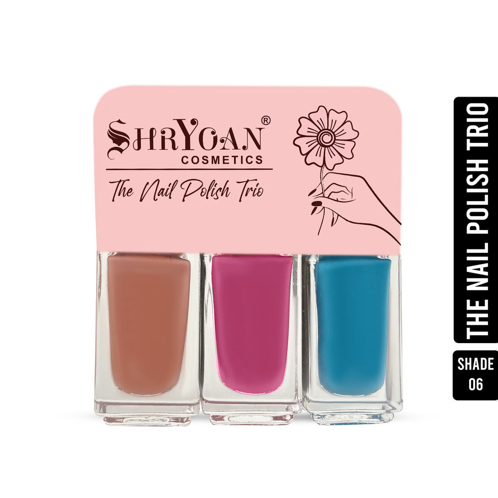 Long Lasting Gel Nail Polish Trio - Shade 06