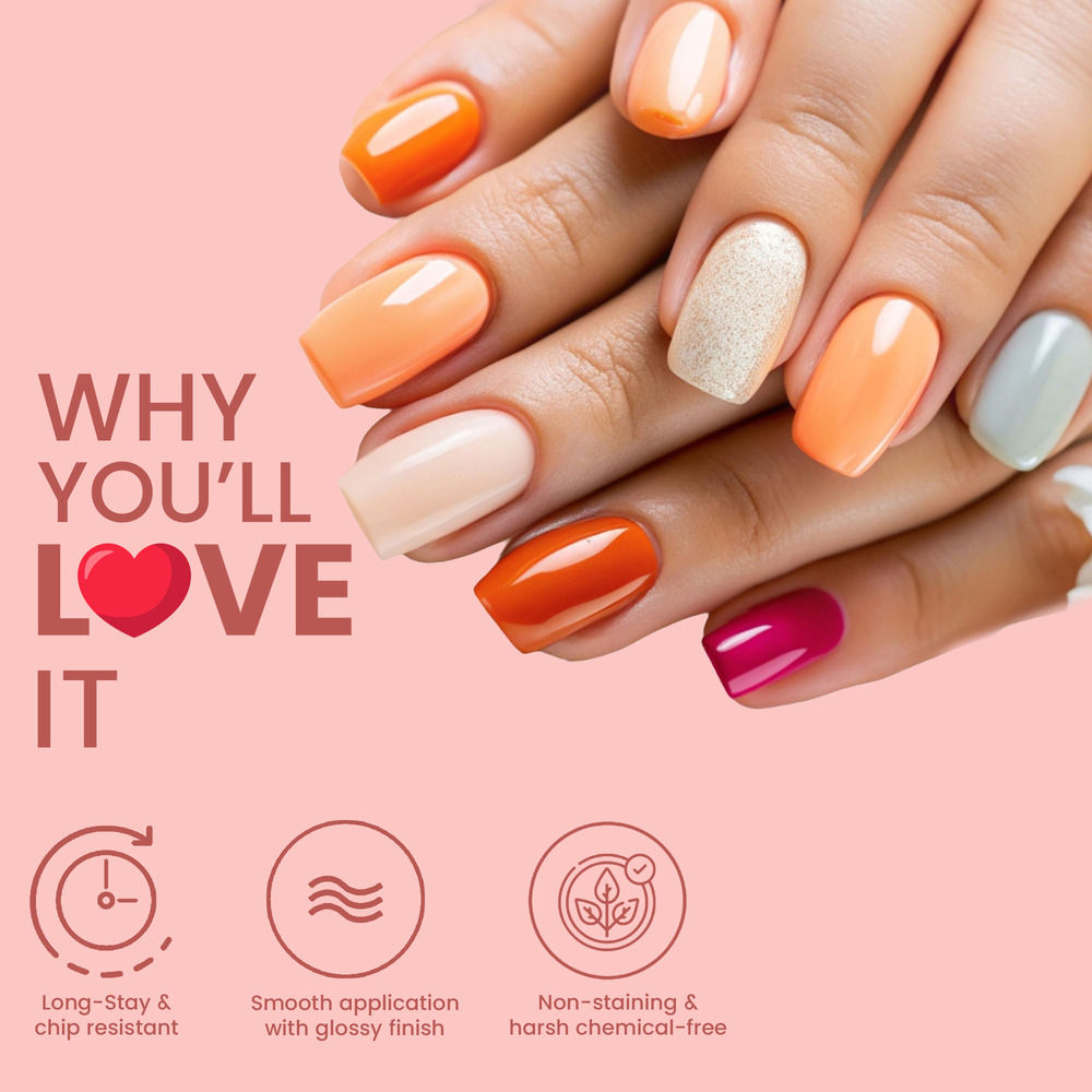 Long Lasting Gel Nail Polish Trio