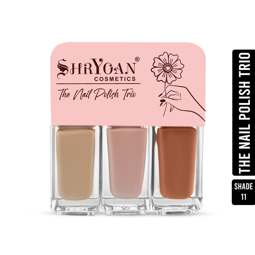 Long Lasting Gel Nail Polish Trio - Shade 11