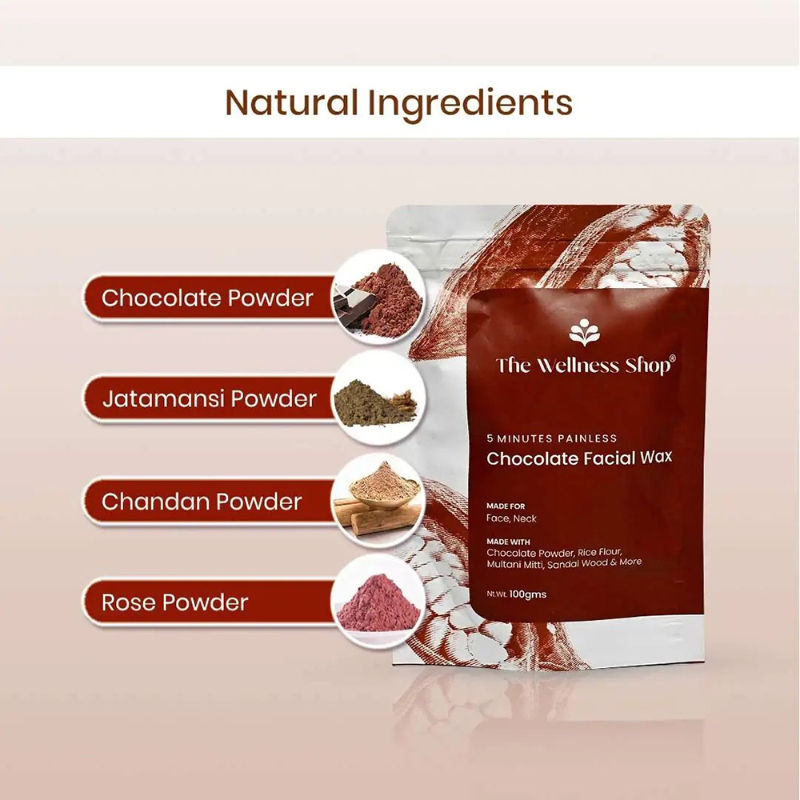 Chocolate Facial Wax Powder