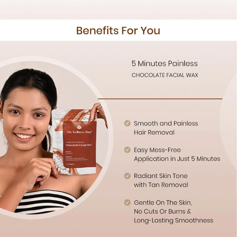 Chocolate Facial Wax Powder