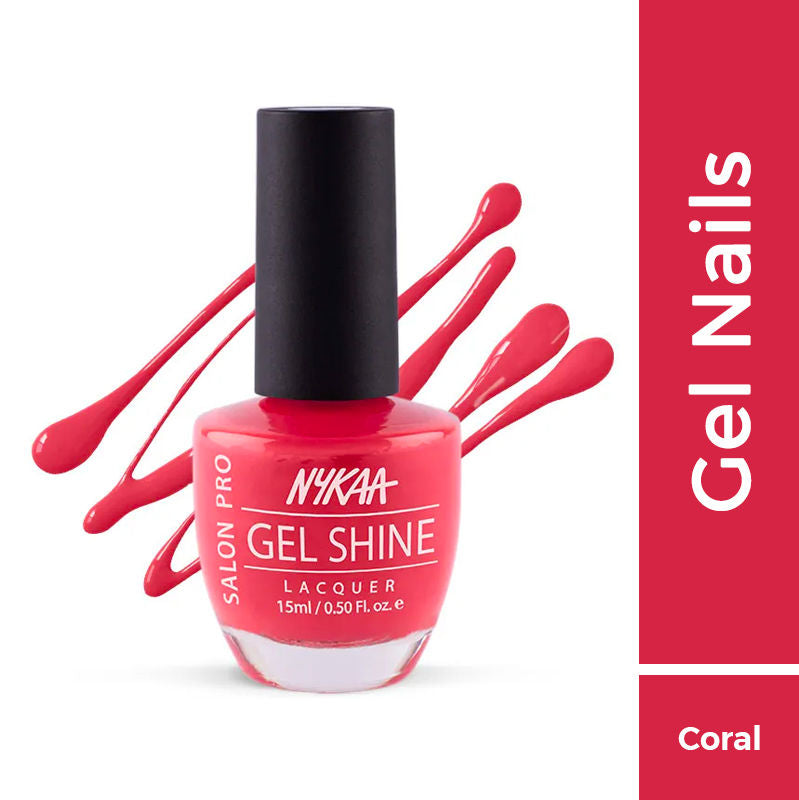 Nykaa Salon Pro Shine Gel Nail Polish - Florence Spritz 51 - Viva Mexicon 201