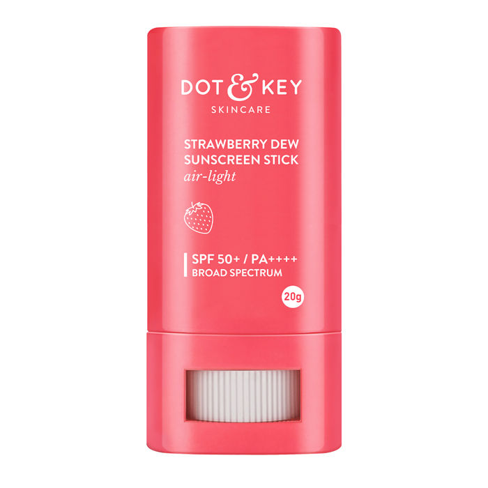 Strawberry Dew Sunscreen Stick In-Vivo Tested SPF 50+ PA++++, Makeup Friendly