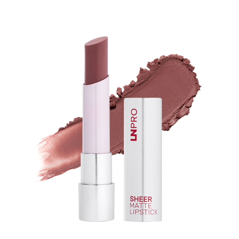 Sheer-Matte Lipstick - Cold Beige