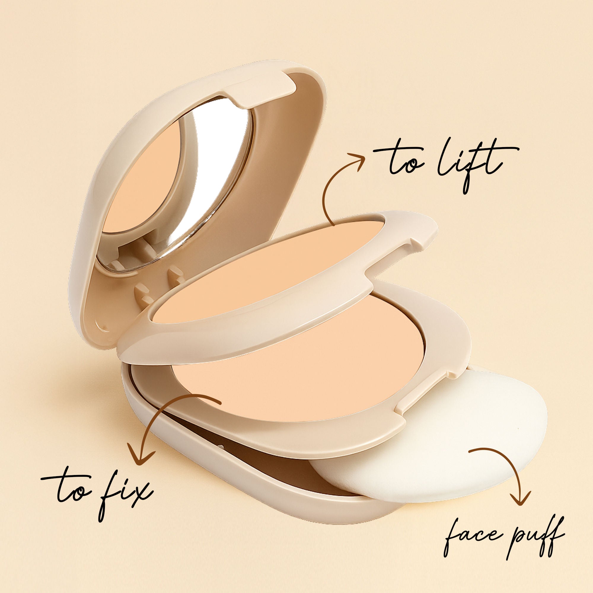 Mila Beaute Glow & Matte 2-in-1 Compact With SPF 15