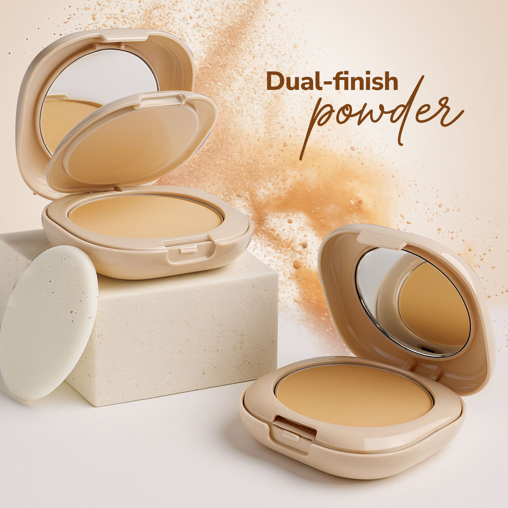 Mila Beaute Glow & Matte 2-in-1 Compact With SPF 15