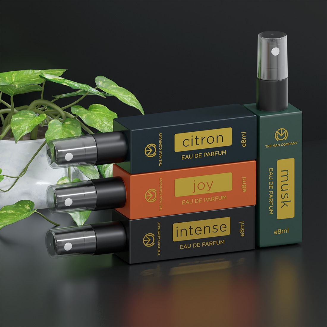 Perfume Box (Joy + Citron + Musk + Intense) For Him