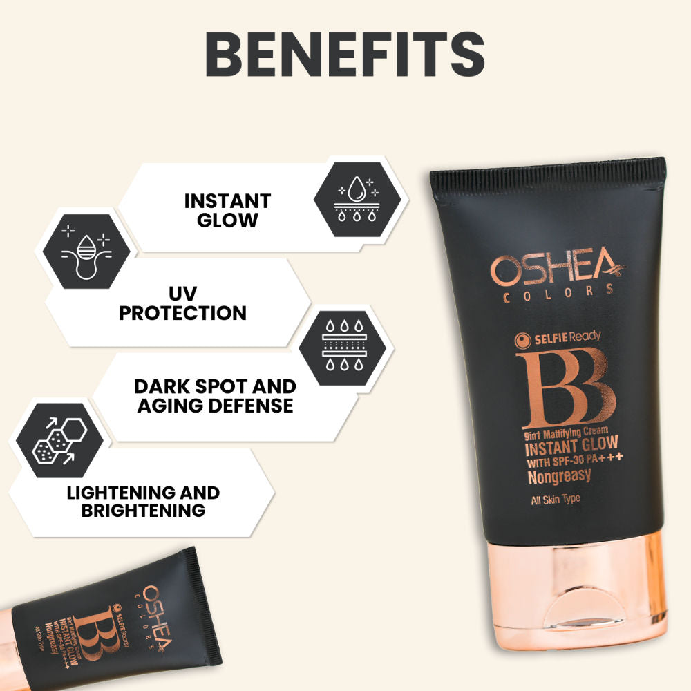 9-In-1 Mattifying Instant Glow BB Cream - 001 Ivory Fair