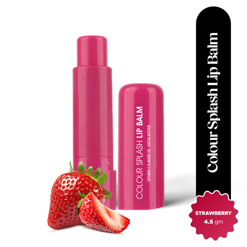 Colour Splash Lip Balm With SPF 15 - Strawberry 03
