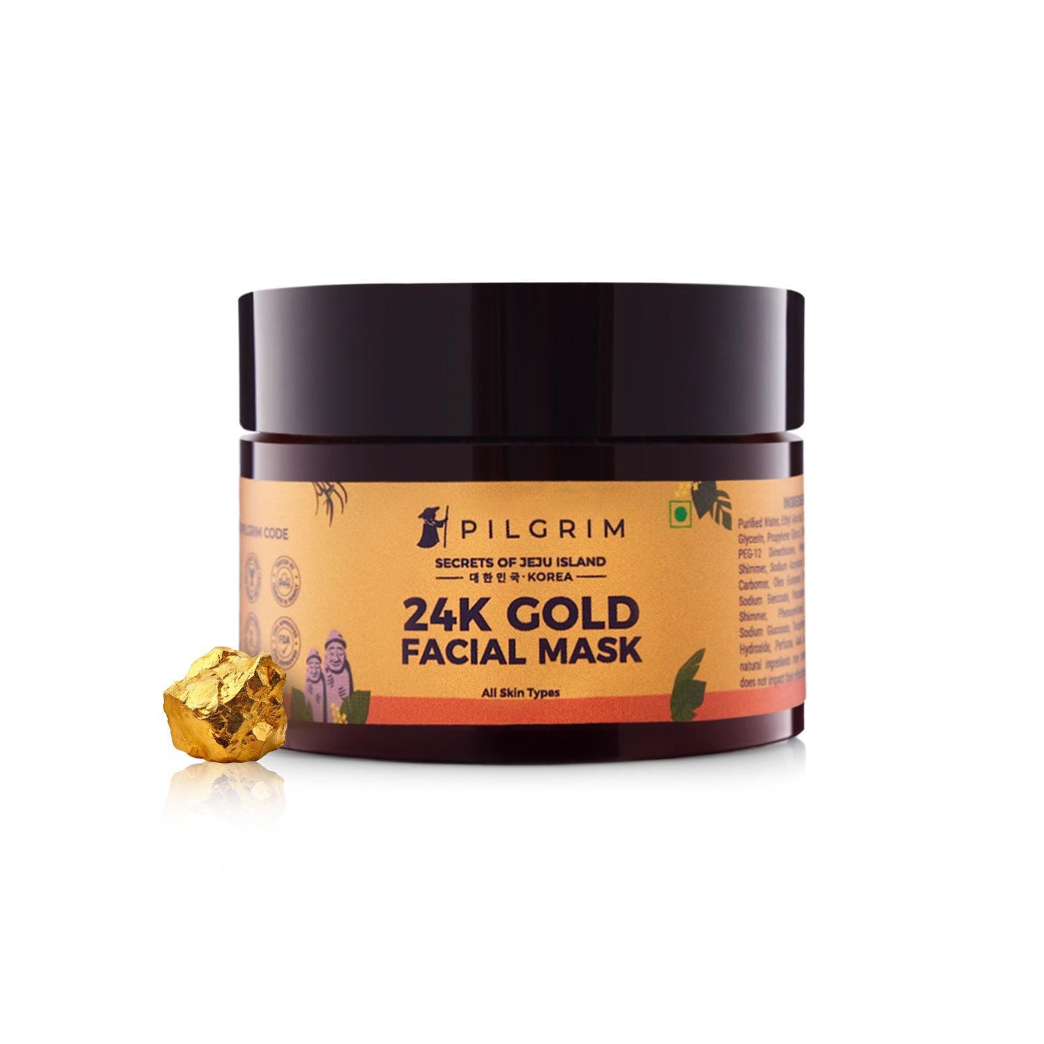 24K Gold Facial Mask for Glowing & Radiant Skin Depigmentation