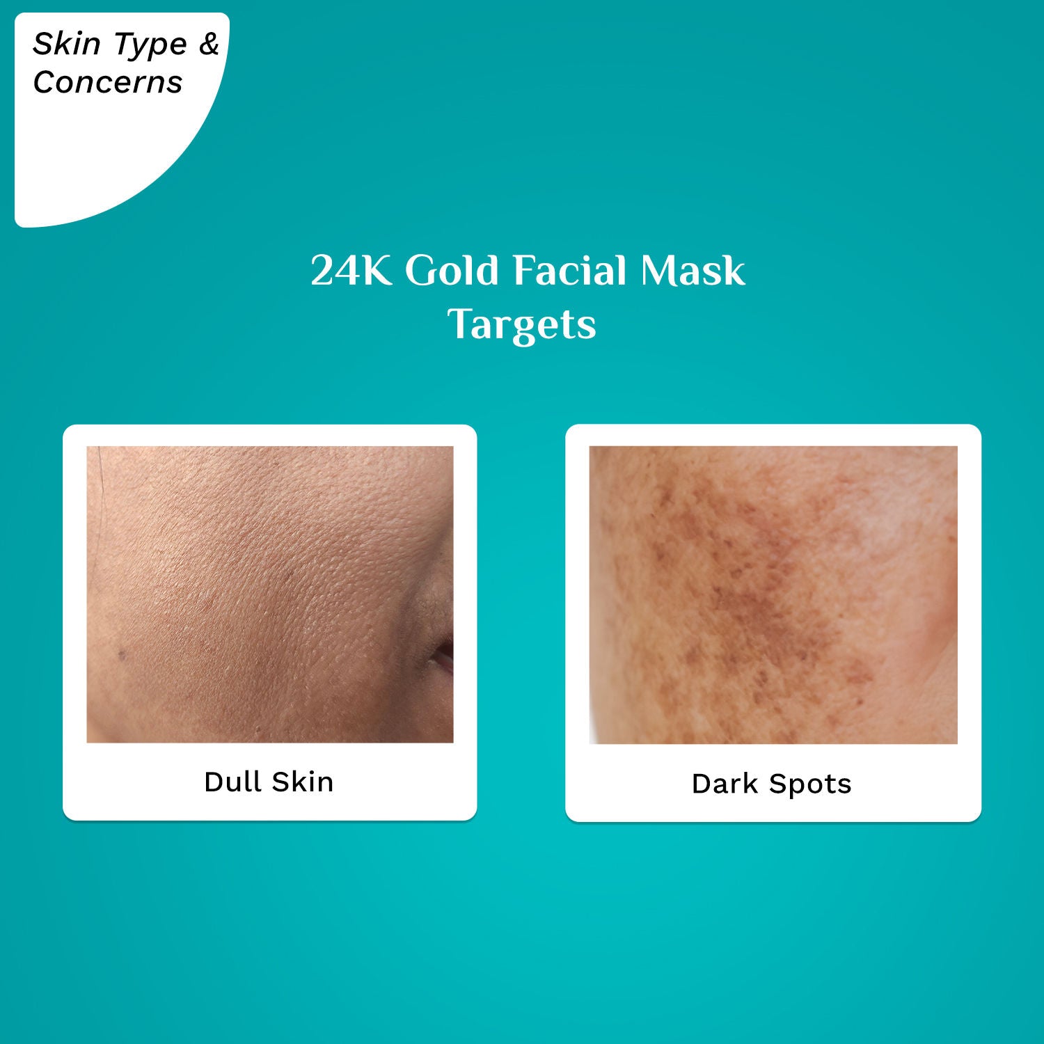 24K Gold Facial Mask for Glowing & Radiant Skin Depigmentation
