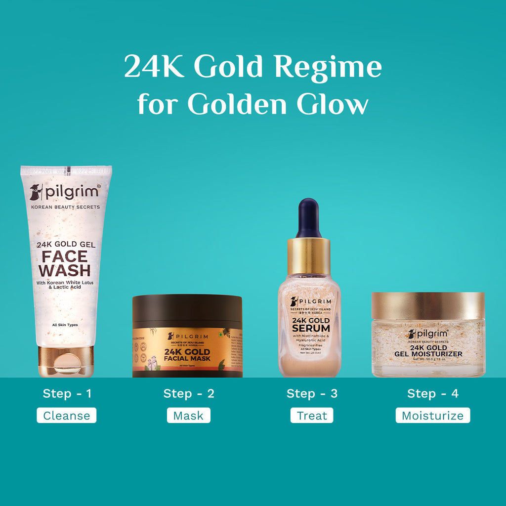 24K Gold Facial Mask for Glowing & Radiant Skin Depigmentation