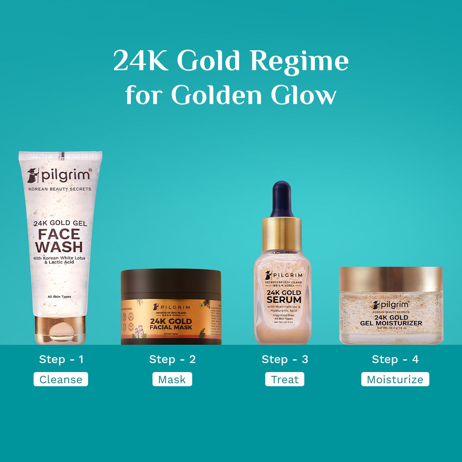 24K Gold Facial Mask for Glowing & Radiant Skin Depigmentation