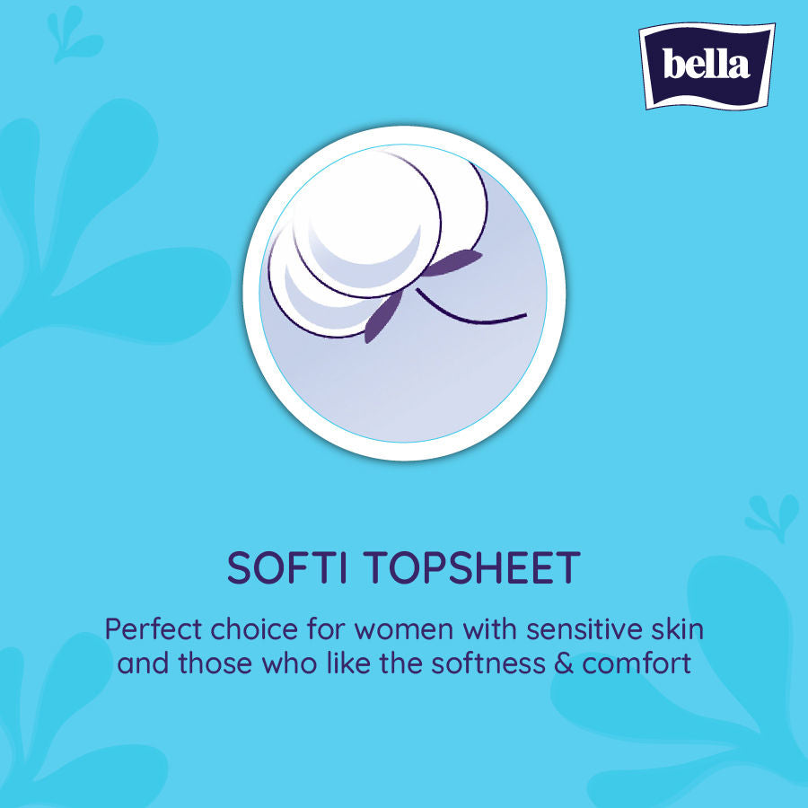 Classic Comfort Maxi Softi, Breathable Sanitary Pads with Wings, Heavy Flow (20 Pcs)