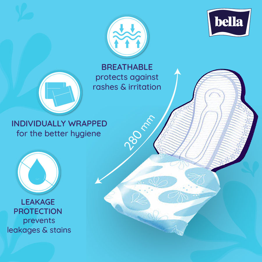 Classic Comfort Maxi Softi, Breathable Sanitary Pads with Wings, Heavy Flow (20 Pcs)