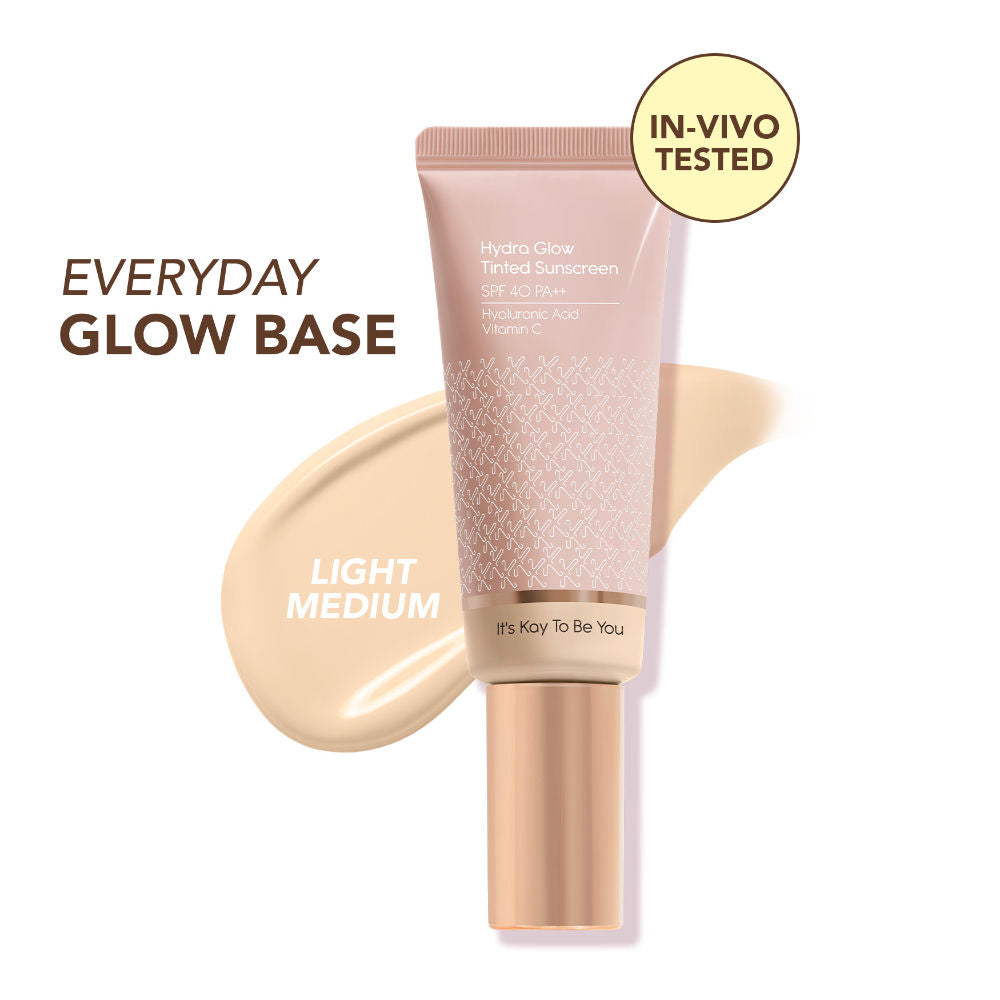 Hydra Glow Tinted Sunscreen SPF 40 PA++ with Hyaluronic Acid & Vitamin C