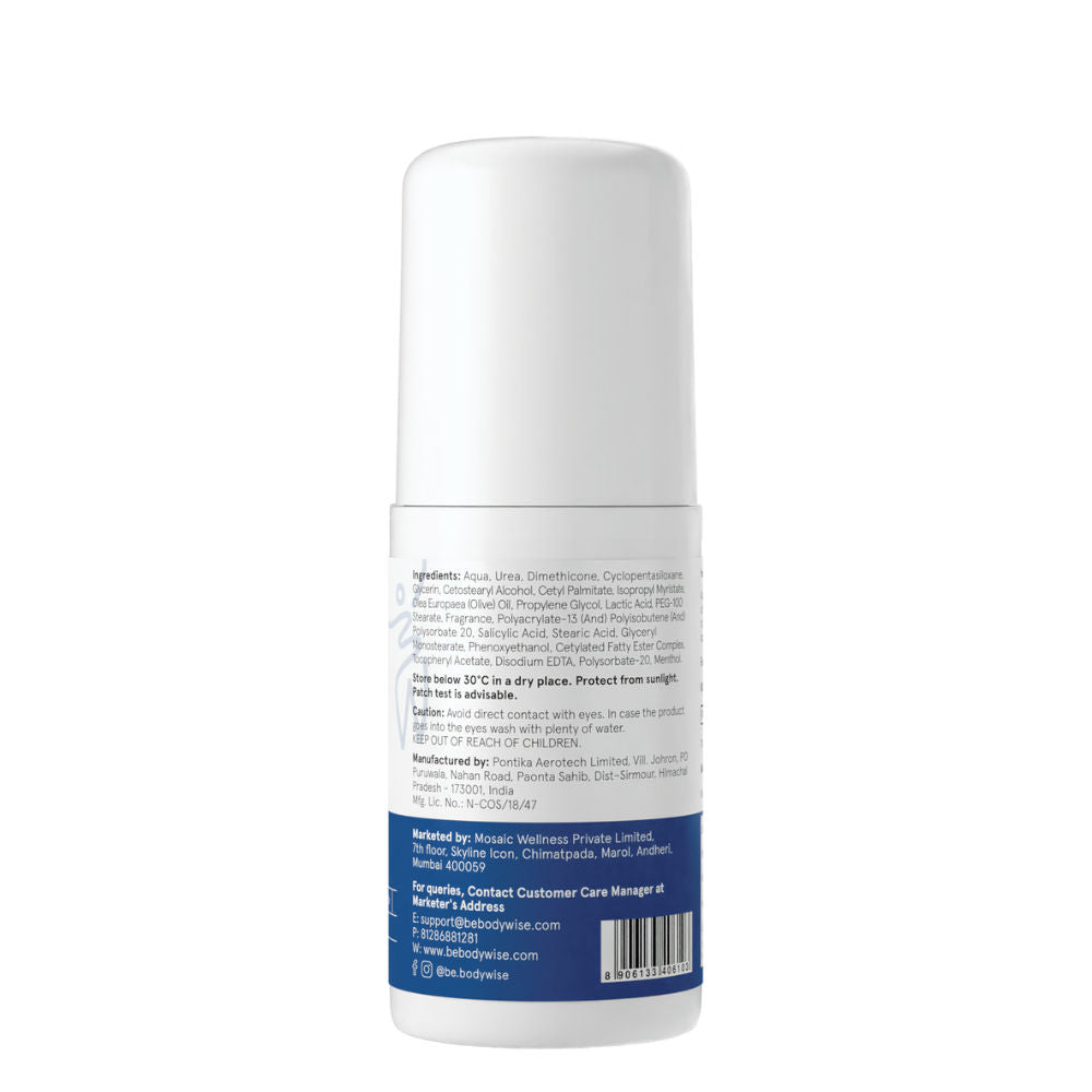 20% Urea Foot & Heel Roll On For Dry Feet & Cracked Heels With Urea & Lactic Acid