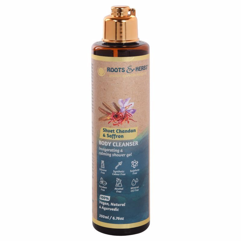 Shvet Chandan & Saffron Body Cleanser