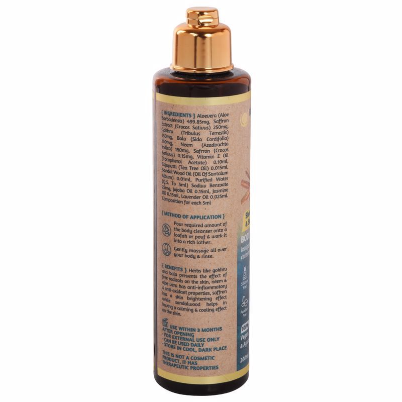 Shvet Chandan & Saffron Body Cleanser