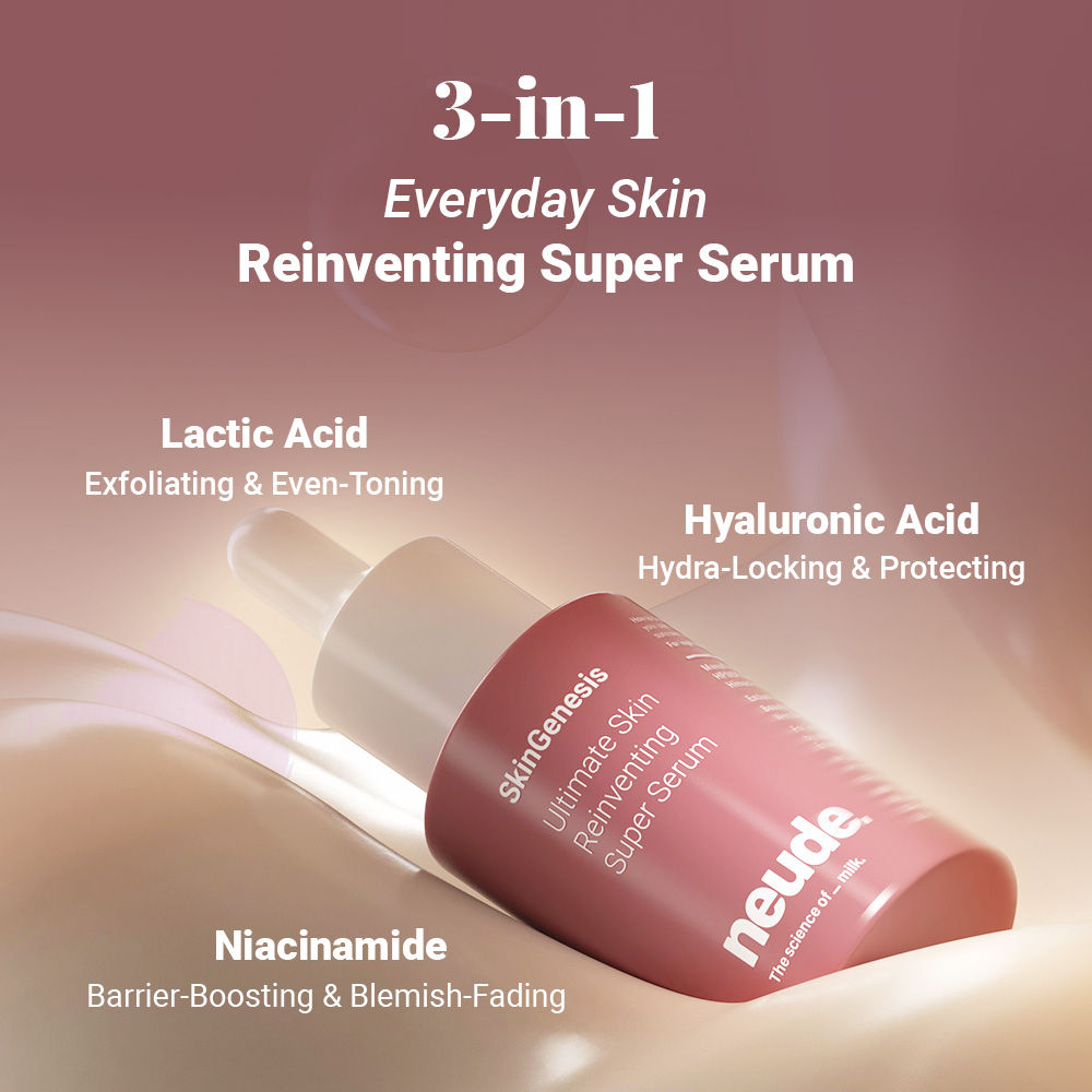All-in-One Face Serum - SkinGenesis - Niacinamide, Lactic Acid, Hyaluronic Acid