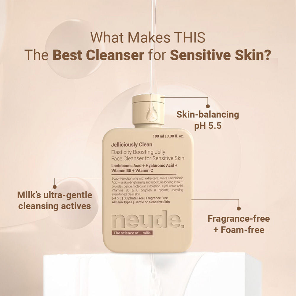 Milk-Jelly Hydrating Face Cleansing Gel