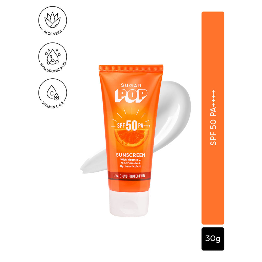 SPF 50 PA++++ UVA/UVB With Vitamin C, Niacinamide & Hyaluronic Acid - 30g