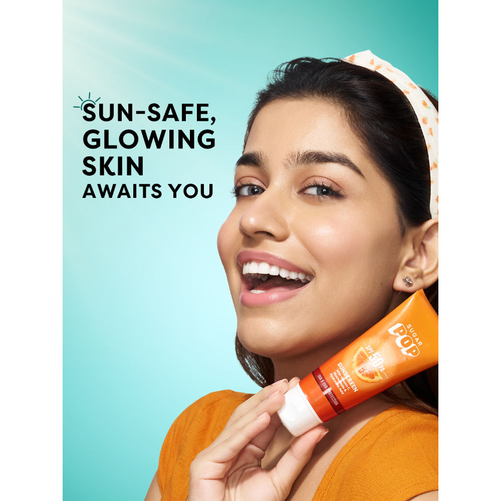 SPF 50 PA++++ UVA/UVB With Vitamin C, Niacinamide & Hyaluronic Acid