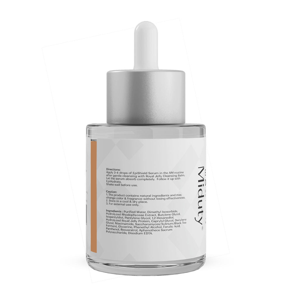 EpiShield Day Serum Vitamin C Hyaluronic Acid Sun Protection Skin Hydration