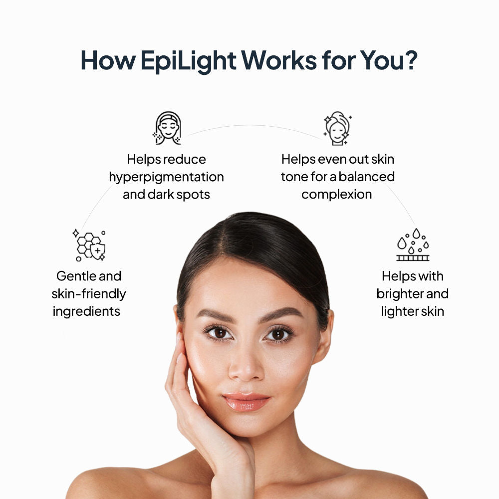 EpiLight Night Serum Skin Lightening Niacinamide RAYOLYS All Skin Types