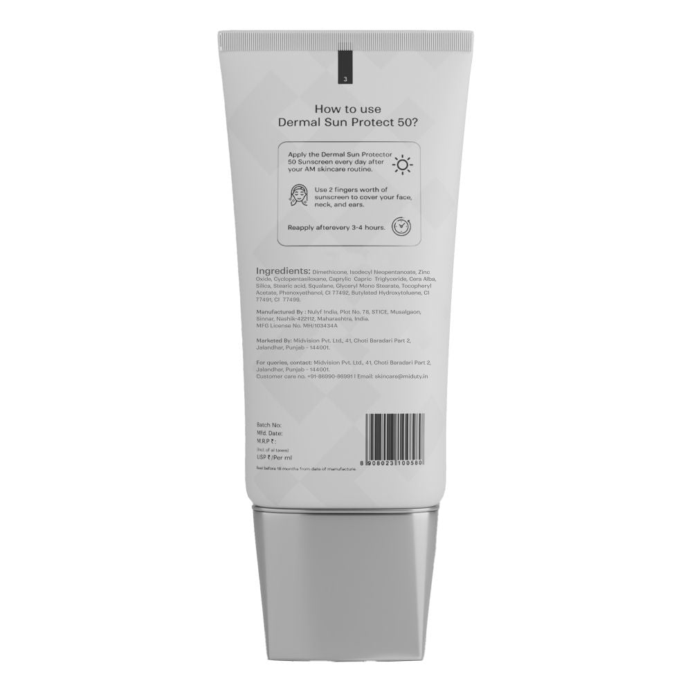 Dermal Sun Protect 50 Tinted Mineral Sunscreen SPF 50 PA+++