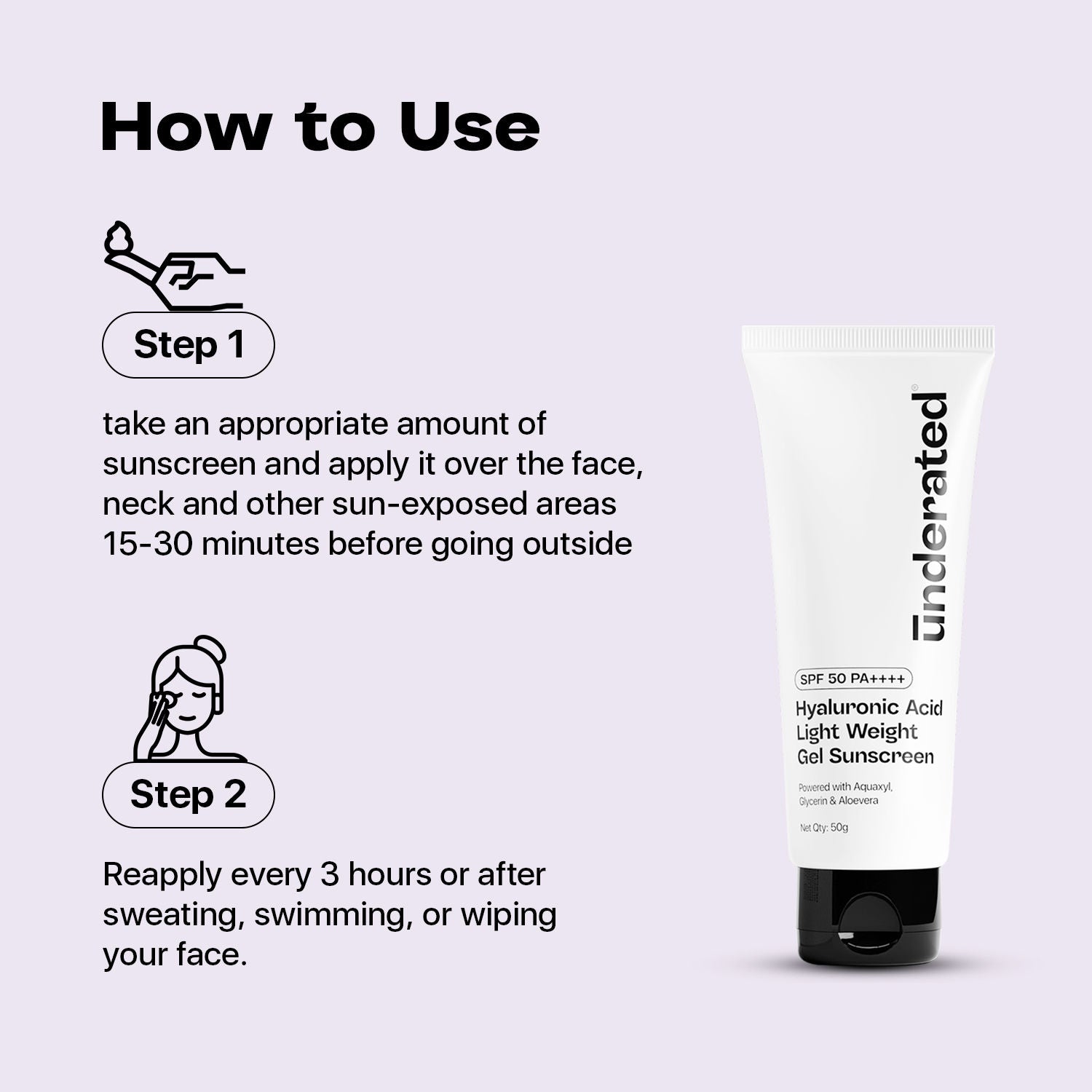 Hyaluronic Acid Gel Sunscreen SPF 50 PA++++