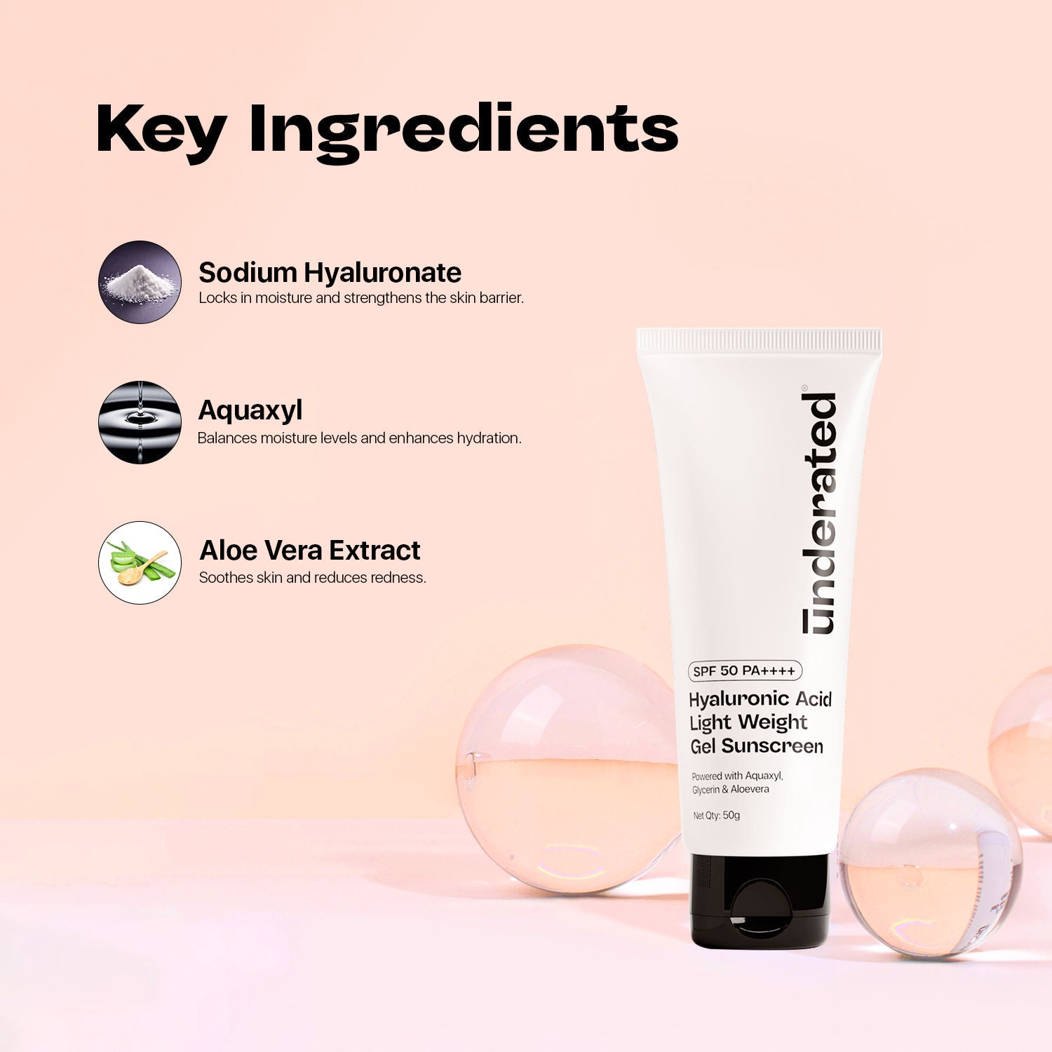 Hyaluronic Acid Gel Sunscreen SPF 50 PA++++