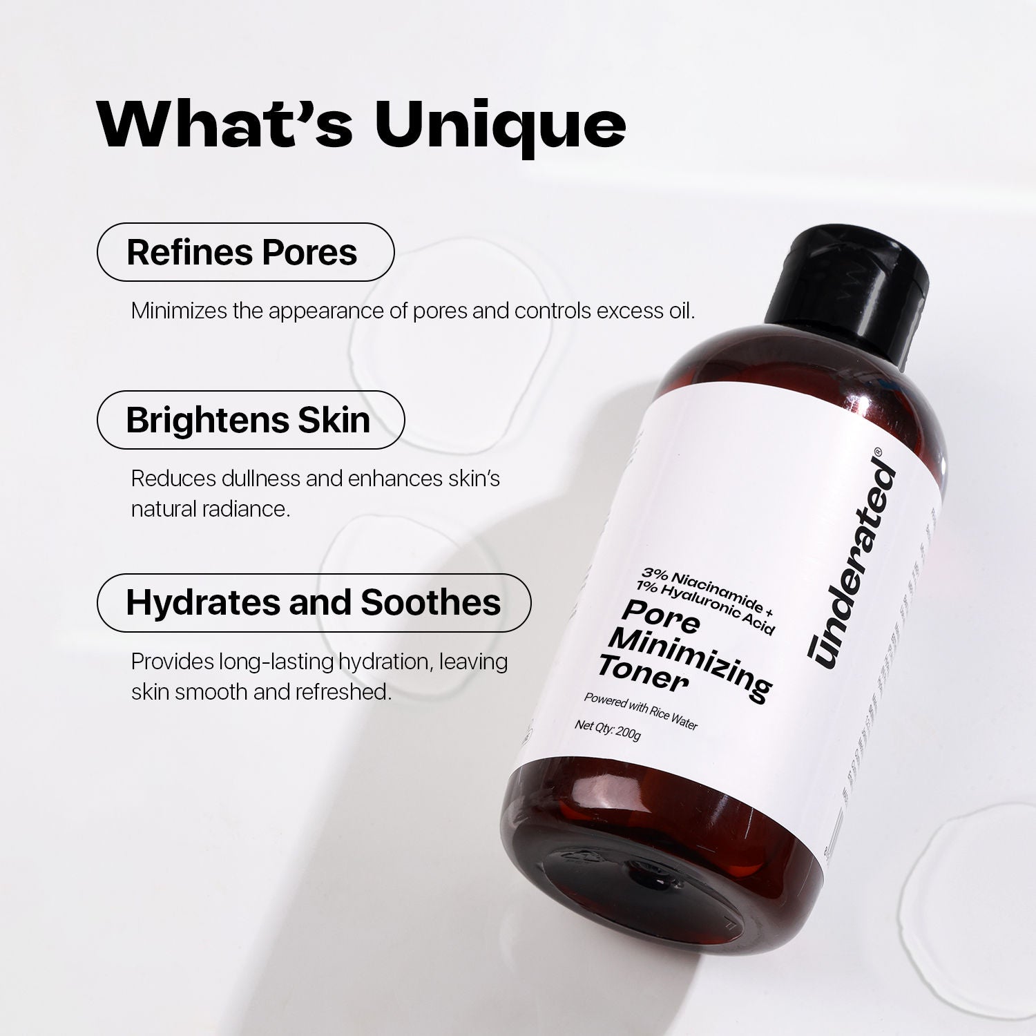 Niacinamide 3% Hyaluronic Acid 1% Pore Minimizing Toner