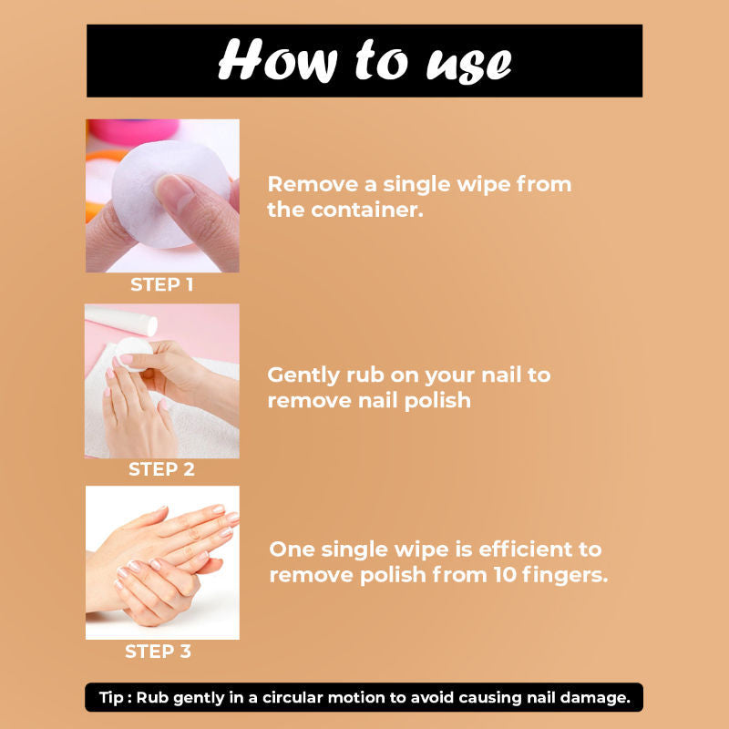 Nail Polish Remover Wipes
