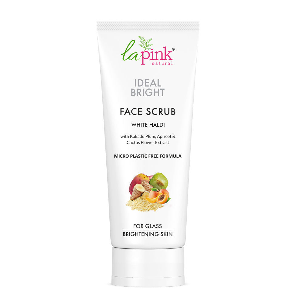 Ideal Bright Face Scrub For Flawless & Glowing Skin, Gentle Exfoliation, All Skin Types