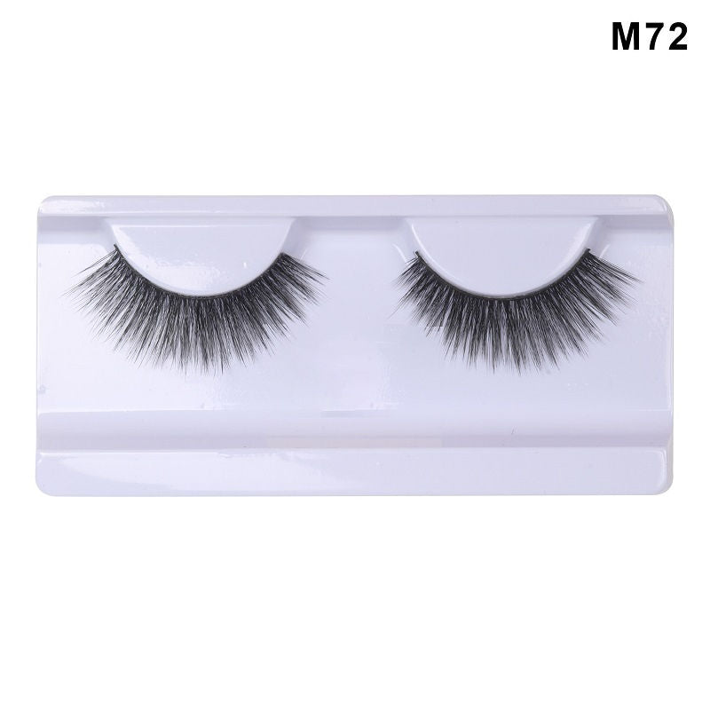 3D Cat Eyes Natural Look False Eyelashes - M72