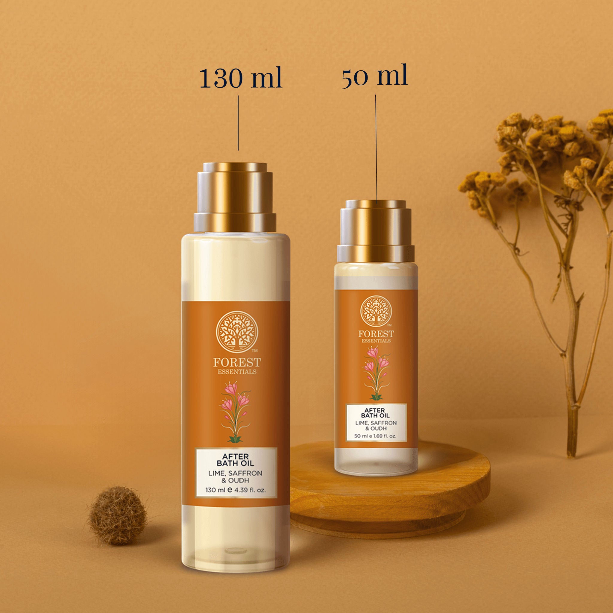 Lime Saffron & Oudh Natural After Bath Oil