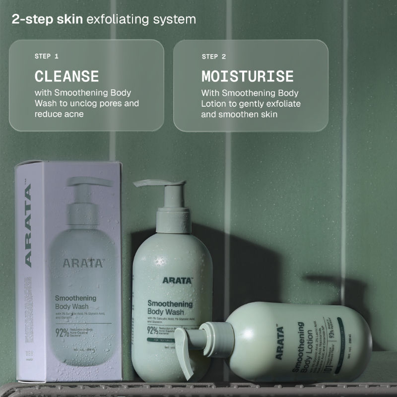 1% Salicylic Acid Daily Body Wash Exfoliates Clears Back Acne & Improves Strawberry Skin