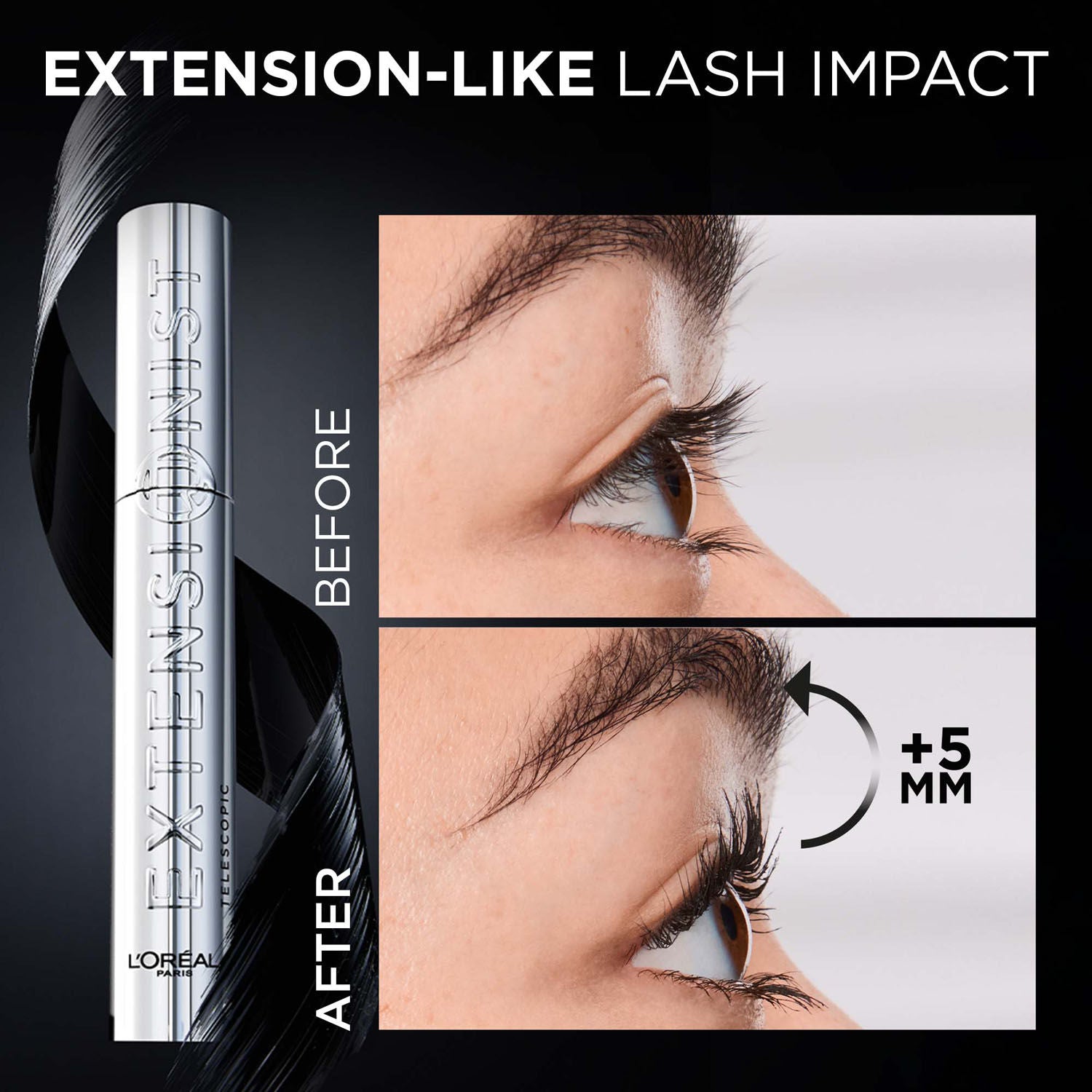 Telescopic Extensionist Waterproof Mascara