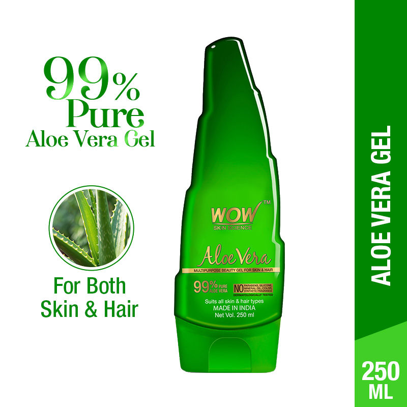 Skin Science 99% Pure Aloe Vera Gel for Face, Skin and Hair for Both Men and Women - 250ml