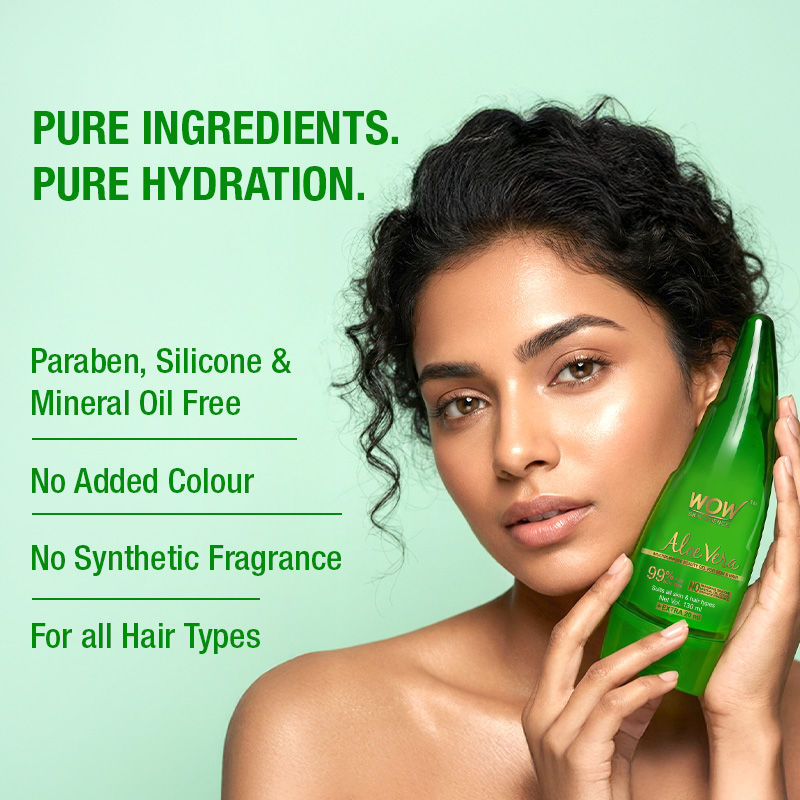 Skin Science 99% Pure Aloe Vera Gel for Face, Skin and Hair for Both Men and Women