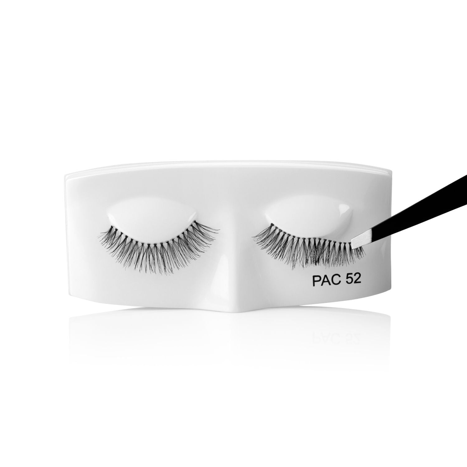 Tapered Lash 52 - Handmade Natural Looking, Reusable up to 12x, Seamlessly Blends with Lashes