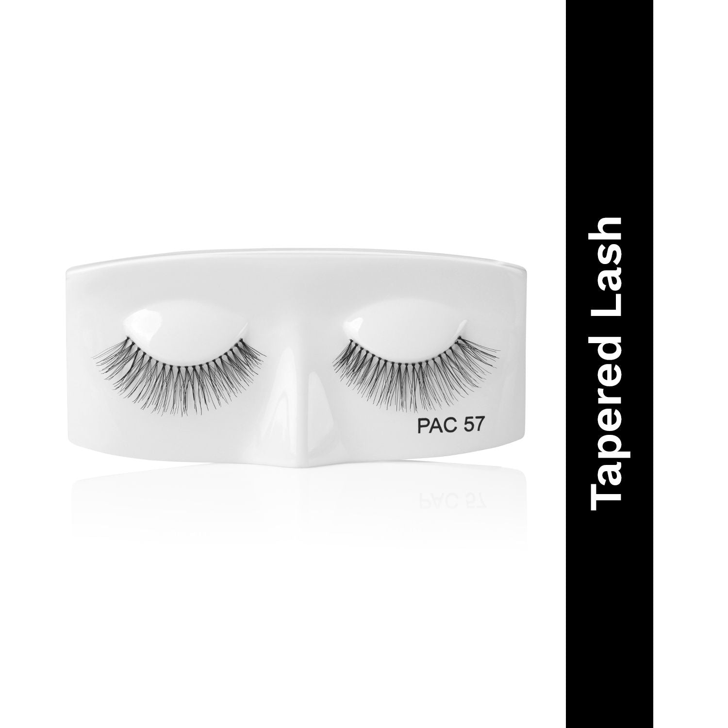 Tapered Lash 57 - Handmade Natural Looking, Reusable up to 12x, Seamlessly Blends with Lashes