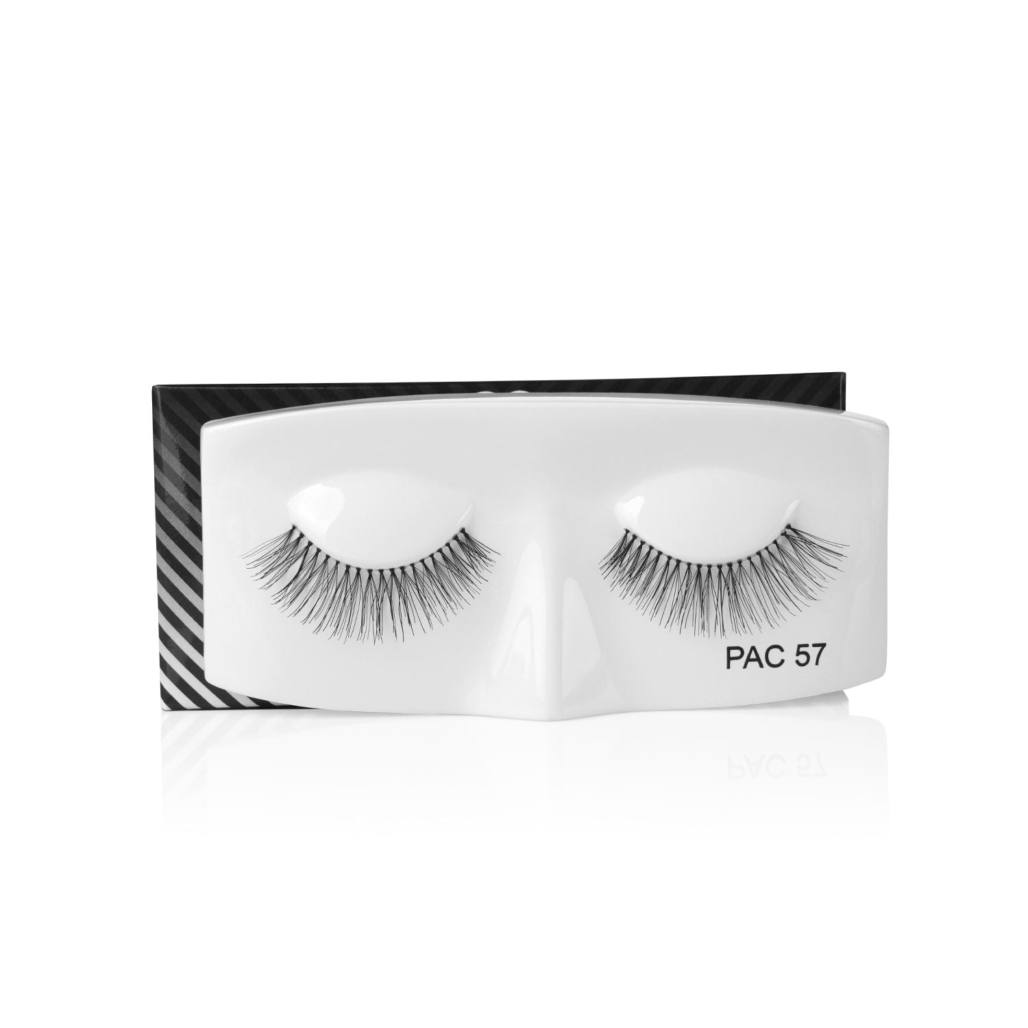 Tapered Lash 57 - Handmade Natural Looking, Reusable up to 12x, Seamlessly Blends with Lashes