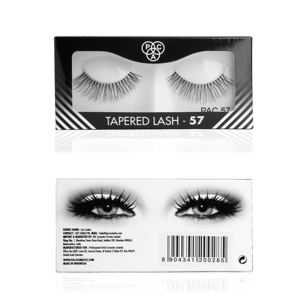 Tapered Lash 57 - Handmade Natural Looking, Reusable up to 12x, Seamlessly Blends with Lashes