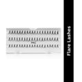Flare Lash FL2 - Natural Cluster Lashes with Short, Long & Thick Strands for Versatile Looks