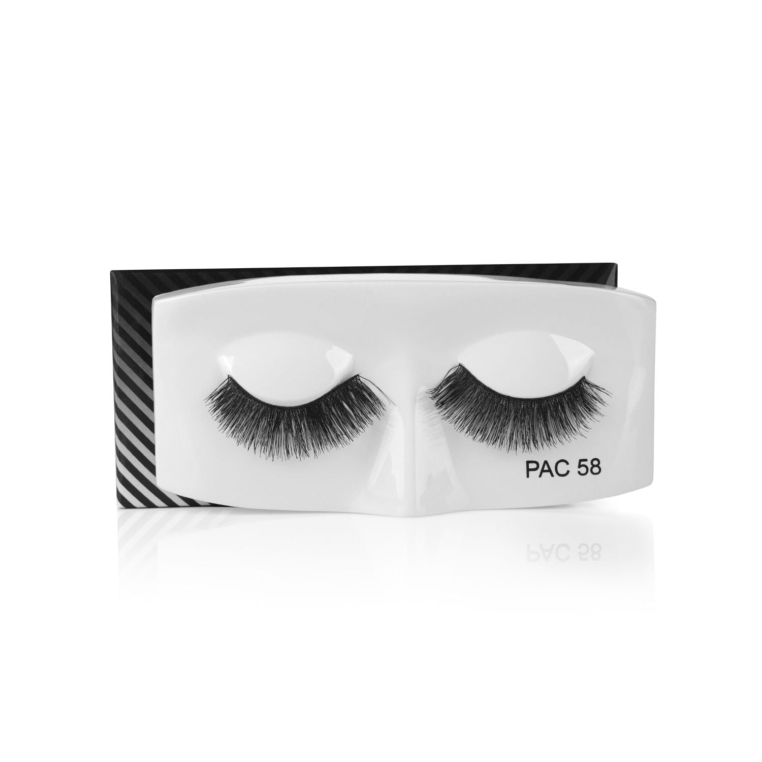 Tapered Lash 58 - Handmade Natural Looking, Reusable up to 12x, Seamlessly Blends with Lashes